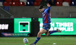 Jack Sinfield of Wakefield Trinity participates in the pre-game warm-up during the Premier...