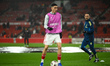 Jair Cunha of Nottingham Forest participates in the UEFA Europa League Round of 16, 1st Le...