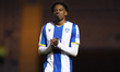 Kyreece Lisbie of Colchester United thanks the supporters after the Sky Bet League 2 match...