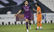Giovani Henrique of Al Sadd SC celebrates after scoring a goal during the Qatar Stars Leag...