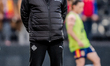 Thorsteinn Halldorsson, Iceland head coach, reacts during the 2027 FIFA Women's World Cup...