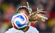 Ona Batlle of Spain and Sveindis Jonsdottir of Iceland play during the 2027 FIFA Women's W...