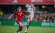Lala Codina of Spain and Sveindis Jonsdottir of Iceland play during the 2027 FIFA Women's...