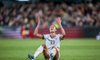 Sveindis Jonsdottir of Iceland reacts during the 2027 FIFA Women's World Cup Qualifier mat...