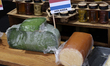 Dutch cheeses are sold at a stand at the World Fair held in the Plaza Externa of the Monte...