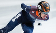 Jens van 't Wout of the Netherlands competes in the Men's 5000m Relay Quarterfinals during...
