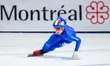 Pietro Sighel of Italy competes in the Men's 5000m Relay Quarterfinals during the ISU Shor...