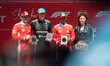 Mercedes-AMG Petronas F1 Team driver #63 George Russell (GBR), Scuderia Ferrari HP driver...