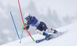 Menna Fitzpatrick (GBR) and guide Katie Guest participate in the Women's Para Alpine Skiin...