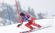 Karla Kordic (CRO) and guide Iva Hrsak participate in the Women's Para Alpine Skiing Slalo...
