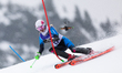 Varvara Voronchikhina (RUS) participates in the Women's Para Alpine Skiing Slalom on day e...