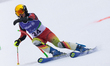 Andrea Rothfuss (GER) competes in the Women's Para Alpine Skiing Slalom on day eight of th...