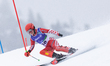 Lucija Smetisko (CRO) competes in the Women's Para Alpine Skiing Slalom on day eight of th...