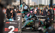 Mercedes-AMG Petronas F1 Team driver #63 George Russell (GBR) jumps out of his car in parc...
