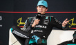 Mercedes-AMG Petronas F1 Team driver #63 George Russell (GBR) participates in the post-qua...
