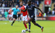 Corey Blackett-Taylor of Bolton Wanderers is in action during the Sky Bet League 1 match b...