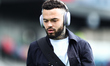 Quilindschy Hartman of Burnley arrives at the stadium ahead of the Premier League match be...