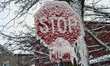 Snowfall occurs in Toronto, Ontario, Canada, on March 13, 2026. The storm is expected to d...