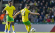 Kenny McLean of Norwich City scores his team's second goal during the Sky Bet Championship...