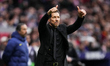 Diego Pablo Cholo Simeone head coach of Atletico de Madrid gestures during the La Liga EA...