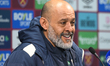 Nuno Espirito Santo, manager of West Ham United, speaks to the press during the Premier Le...