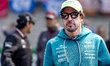 Formula 1 driver Fernando Alonso of the Aston Martin Aramco Formula 1 Team competes during...