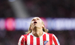 Marcos Llorente central midfield of Atletico de Madrid and Spain lament a failed occasion...