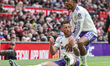 Ross Barkley of Aston Villa celebrates his goal to make it 1-1 during the Premier League m...