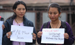Demonstrators gather in Kathmandu, Nepal, on March 15, 2026, demanding the release of a re...