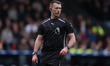Referee Tom Bramall is seen during the Premier League match between Crystal Palace and Lee...