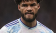 Tyrone Mings of Aston Villa during the Premier League match between Manchester United and...
