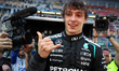 Andrea Kimi Antonelli of Mercedes celebrates his win with the team after the Formula 1 Chi...