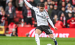 Tom Cairney of Fulham clears the ball during the Premier League match between Nottingham F...