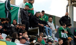 Floriana supporters gather ahead of the YoHealth Malta Premier League soccer match between...