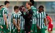 Guilherme Cioletti Ferreira Da Silva, goalkeeper of Floriana, applauds ahead of the YoHeal...