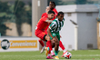 Paul Mbong of Floriana is in action during the YoHealth Malta Premier League soccer match...