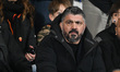 Head Coach Gennaro Gattuso of Calcio Italia reacts during the Italian Serie A football mat...