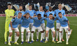 S.S. Lazio players pose for a team photo during the 29th matchday of the Serie A champions...