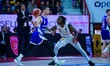 Alessandro Cappelletti of Pallacanestro Universo Treviso and Ike Iroegbu of Openjob Metis...