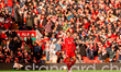 Liverpool's Virgil van Dijk is seen during the Premier League match between Liverpool and...