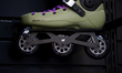 A display of K2 inline and roller skates is seen at the Sport Expo in Krakow, Poland, on M...