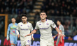 Roberto Piccoli of ACF Fiorentina celebrates after scoring a goal during the Serie A footb...