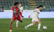 Fabiano Parisi of ACF Fiorentina is in action during the Serie A football match between US...