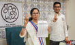 Mamata Banerjee, Chief Minister of West Bengal and leader of the All India Trinamool Congr...