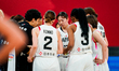 Team Japan takes a timeout during the Women's World Cup 2026 Qualifier between Japan and A...