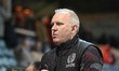 Matt Hamshaw, manager of Rotherham United, looks on during the Sky Bet League 1 match betw...