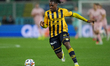Alvin Okoro of SS Juve Stabia plays during the Serie B match between Palermo FC and SS Juv...