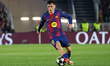 Pedri plays during the match between FC Barcelona and Newcastle FC, corresponding to the s...
