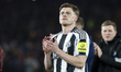 Harvey Barnes of Newcastle United FC during the UEFA Champions League round of 16 match be...