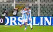 Lorenzo Insigne and Gaetano Letizia of Pescara Calcio during the Serie B match between Pes...